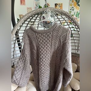 cream knit  sweater brand new
